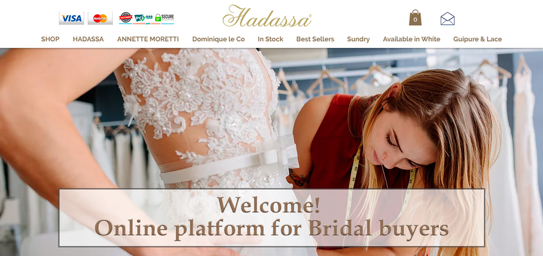 Welcome! Online platform for Bridal buyers